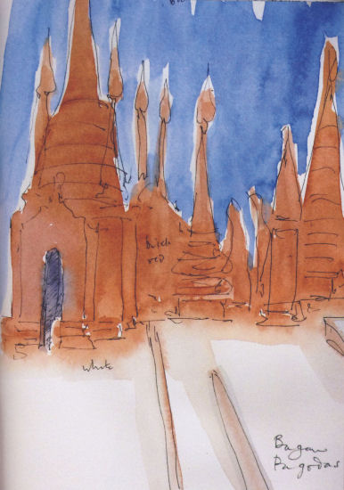 Myanmar Sketchbook by Jenny Pery Myanmar Sketchbook by Jenny Pery